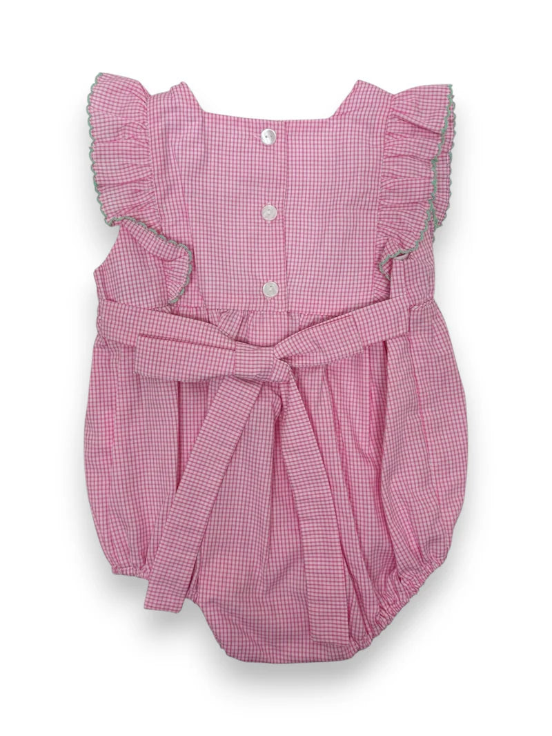Pink Check Sand Pail Girls Sunbubble