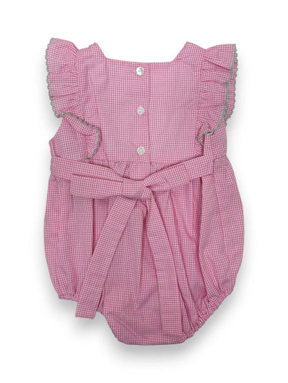 Pink Check Sand Pail Girls Sunbubble