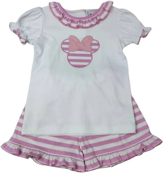 Girls Mickey Mouse Short Set (2T)