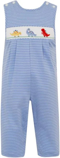 Dinosaurs Blue Knit Stripe Long Jon Jon