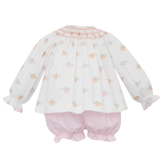 Sweet Pumpkins Girls Pink & Orange Bloomer Set