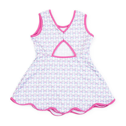 Taylor Girls' Performance Dress & Shorts - Butterflies