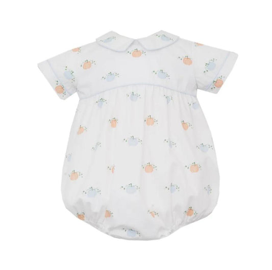 Sweet Pumpkins Blue And Orange Boys Bubble