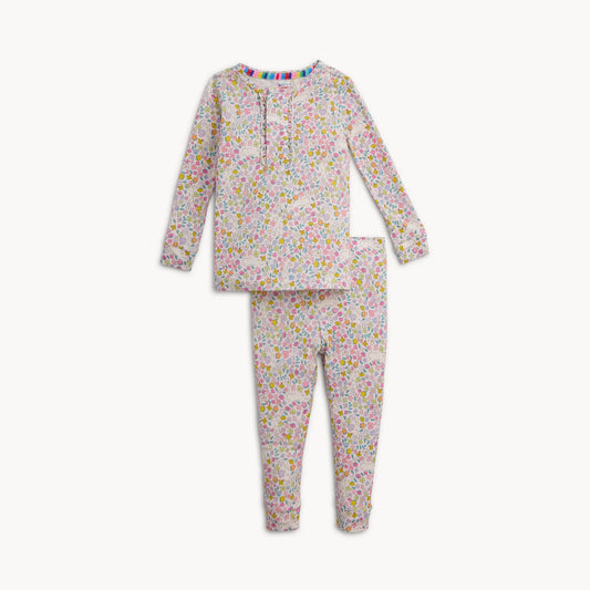 Bunny Blossom Modal Ruffle Pajama