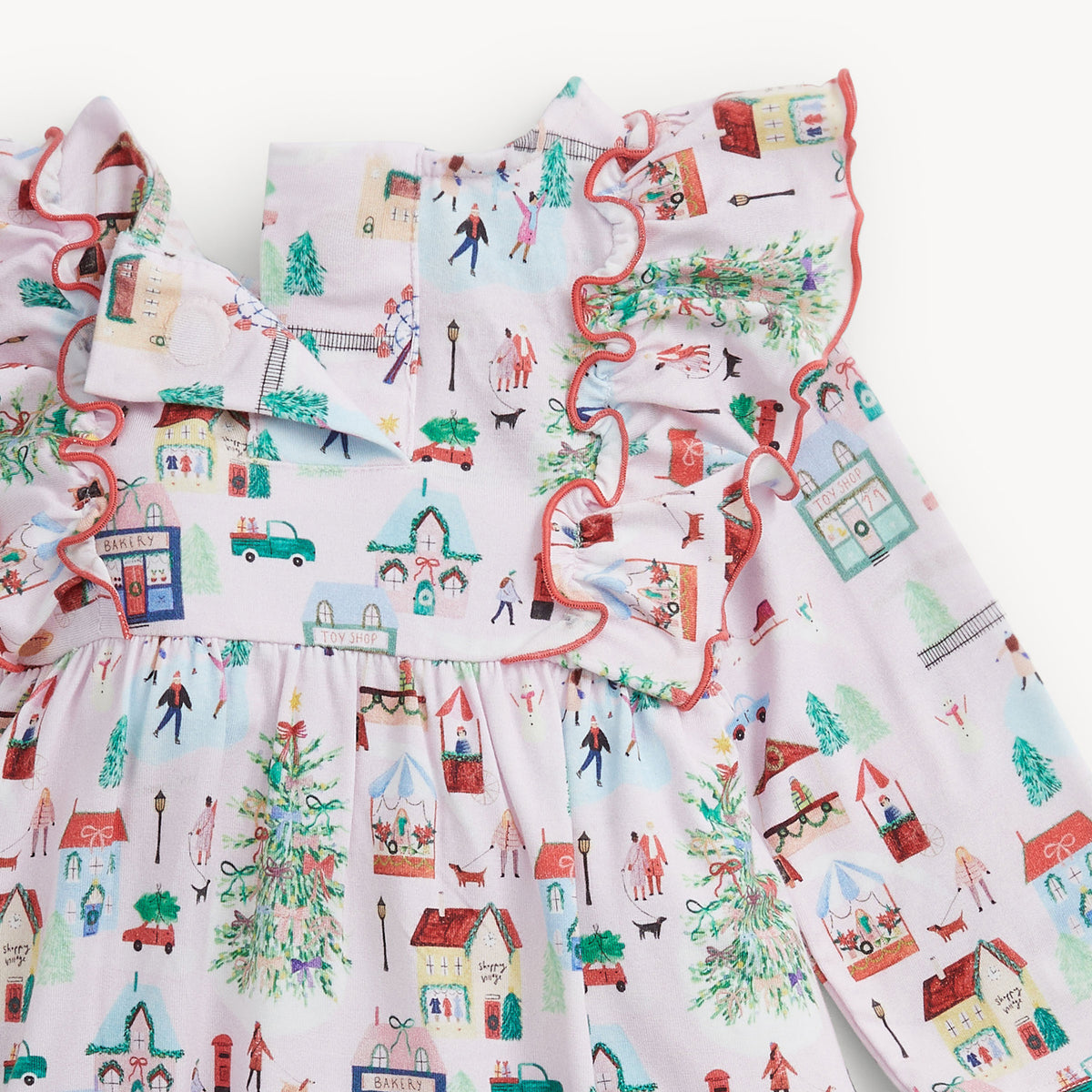 Winter Village Modal Dress & Legging Set