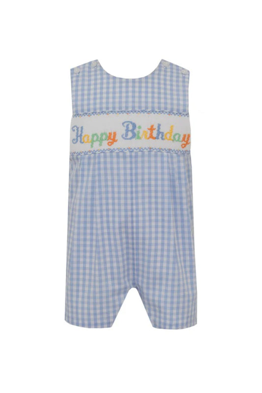 Happy Birthday Gingham John John