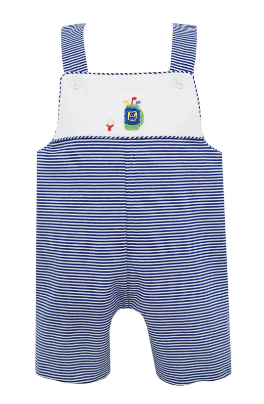 Golf Boys Blue Knit Stripe Bubble