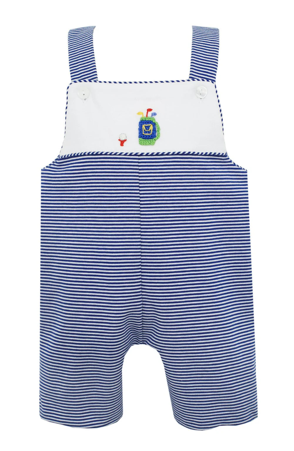 Golf Boys Blue Knit Stripe Bubble
