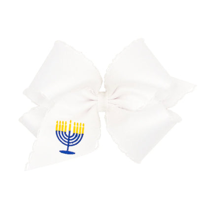 Holiday Bow - Menorah