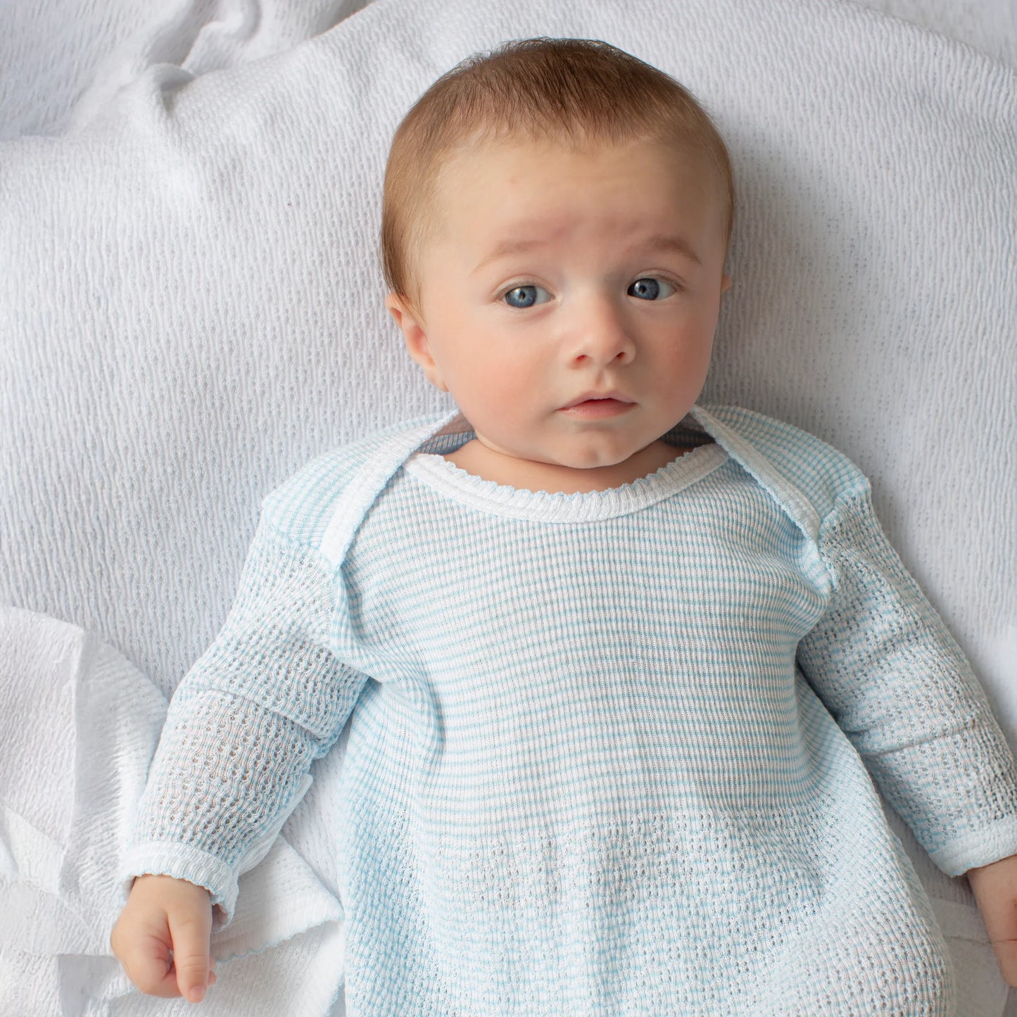 Knit Solid Color Overlap Shoulder Gown