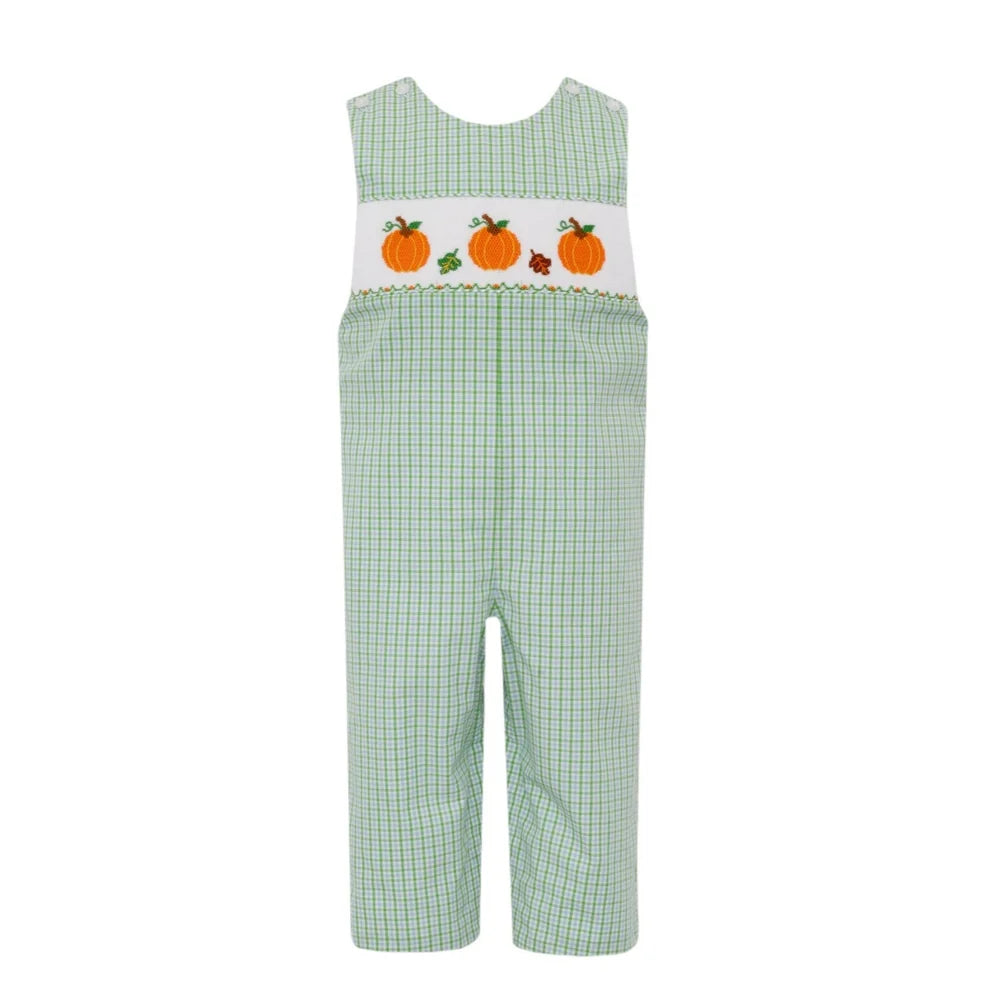 Pumpkin Boys Green and Blue Check Jon Jon