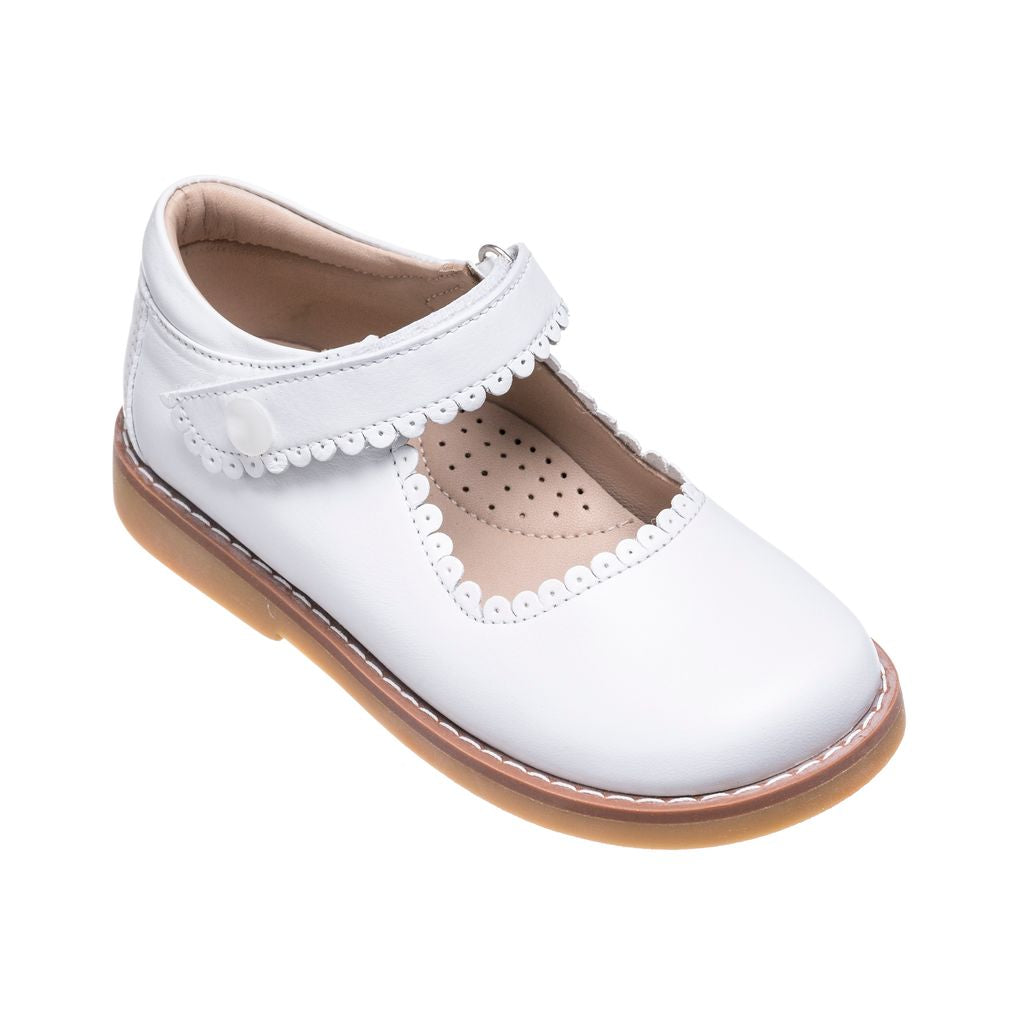 Mary Jane - White Leather
