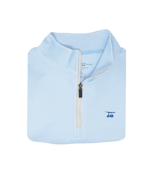 Youth Royal White Dogwood Pullover